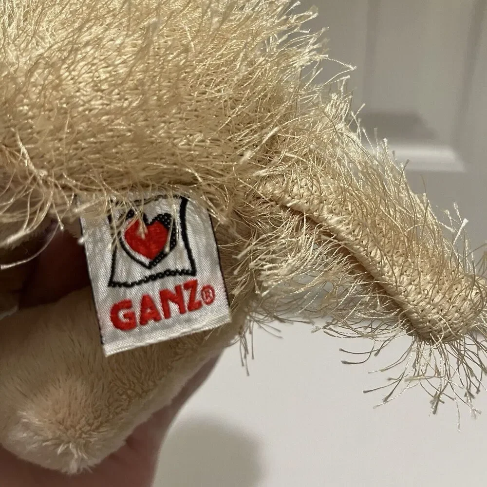 Webkinz Fuzzy Golden Retriever Puppy Dog Stuffed Animal Plush No Code Ganz